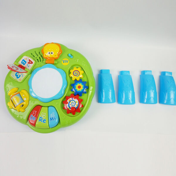 <strong>Baby Developmental Toy Mini Electronic Keyboard</strong> <ul> <li><strong>Engaging Sounds & Lights</strong>: Features animal sounds and vibrant lighting to stimulate sensory development.</li> <li><strong>Supports Early Learning</strong>: Promotes visual, auditory, and motor skills in infants (0-2 years).</li> <li><strong>Safe & Durable</strong>: Made from high-quality plastic, designed for safe, long-lasting play.</li> </ul>