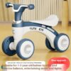 <ul> <li><strong>Enhanced Stability</strong>: Four-wheel design provides unmatched balance and safety for toddlers.</li> <li><strong>Interactive Fun</strong>: Features engaging music and colorful lights to captivate young riders.</li> <li><strong>Durable Comfort</strong>: Made from high-quality plastic with a padded seat for a comfortable, long-lasting ride.</li> </ul>