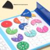 <ul> <li><strong>Interactive Learning:</strong> Engages students with hands-on fraction manipulation using magnetic wooden plates for clear, visual understanding.</li> <li><strong>Durable Design:</strong> Made from high-quality wood with a secure magnetic feature, built to last and withstand frequent use.</li> <li><strong>Ideal for Ages 7-14:</strong> Perfect for classroom or home use, fostering essential math skills and encouraging independent practice.</li> </ul>