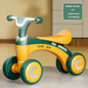 <ul> <li><strong>Enhanced Stability</strong>: Four-wheel design provides unmatched balance and safety for toddlers.</li> <li><strong>Interactive Fun</strong>: Features engaging music and colorful lights to captivate young riders.</li> <li><strong>Durable Comfort</strong>: Made from high-quality plastic with a padded seat for a comfortable, long-lasting ride.</li> </ul>