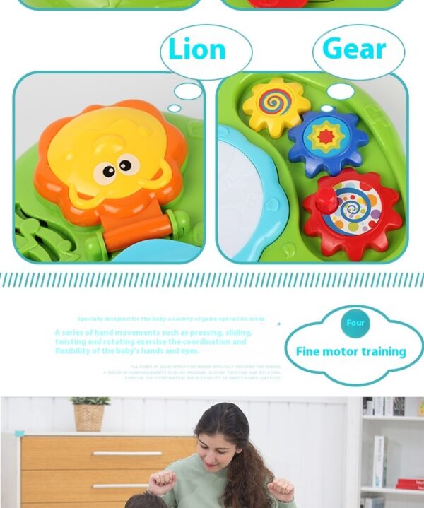 <strong>Baby Developmental Toy Mini Electronic Keyboard</strong> <ul> <li><strong>Engaging Sounds & Lights</strong>: Features animal sounds and vibrant lighting to stimulate sensory development.</li> <li><strong>Supports Early Learning</strong>: Promotes visual, auditory, and motor skills in infants (0-2 years).</li> <li><strong>Safe & Durable</strong>: Made from high-quality plastic, designed for safe, long-lasting play.</li> </ul>