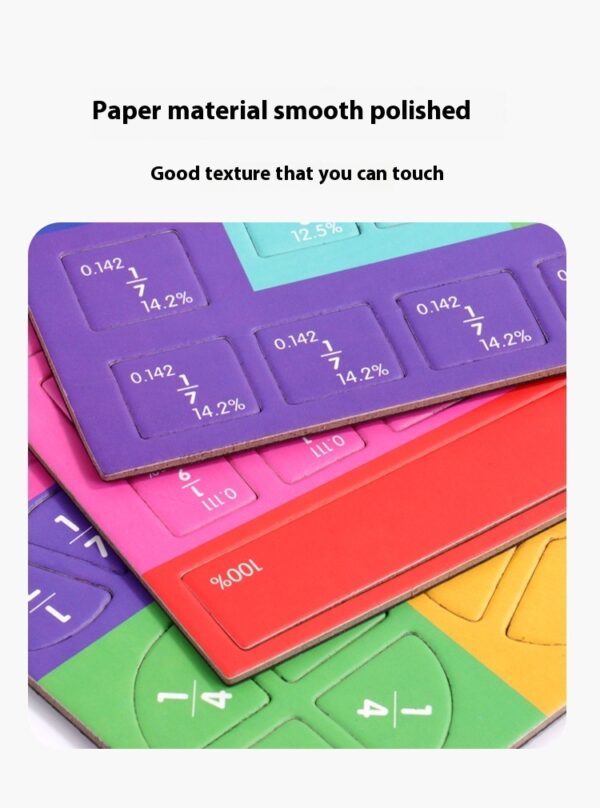 <ul> <li><strong>Interactive Learning:</strong> Engages students with hands-on fraction manipulation using magnetic wooden plates for clear, visual understanding.</li> <li><strong>Durable Design:</strong> Made from high-quality wood with a secure magnetic feature, built to last and withstand frequent use.</li> <li><strong>Ideal for Ages 7-14:</strong> Perfect for classroom or home use, fostering essential math skills and encouraging independent practice.</li> </ul>