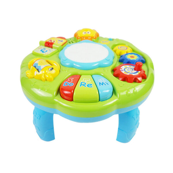 <strong>Baby Developmental Toy Mini Electronic Keyboard</strong> <ul> <li><strong>Engaging Sounds & Lights</strong>: Features animal sounds and vibrant lighting to stimulate sensory development.</li> <li><strong>Supports Early Learning</strong>: Promotes visual, auditory, and motor skills in infants (0-2 years).</li> <li><strong>Safe & Durable</strong>: Made from high-quality plastic, designed for safe, long-lasting play.</li> </ul>
