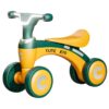 <ul> <li><strong>Enhanced Stability</strong>: Four-wheel design provides unmatched balance and safety for toddlers.</li> <li><strong>Interactive Fun</strong>: Features engaging music and colorful lights to captivate young riders.</li> <li><strong>Durable Comfort</strong>: Made from high-quality plastic with a padded seat for a comfortable, long-lasting ride.</li> </ul>