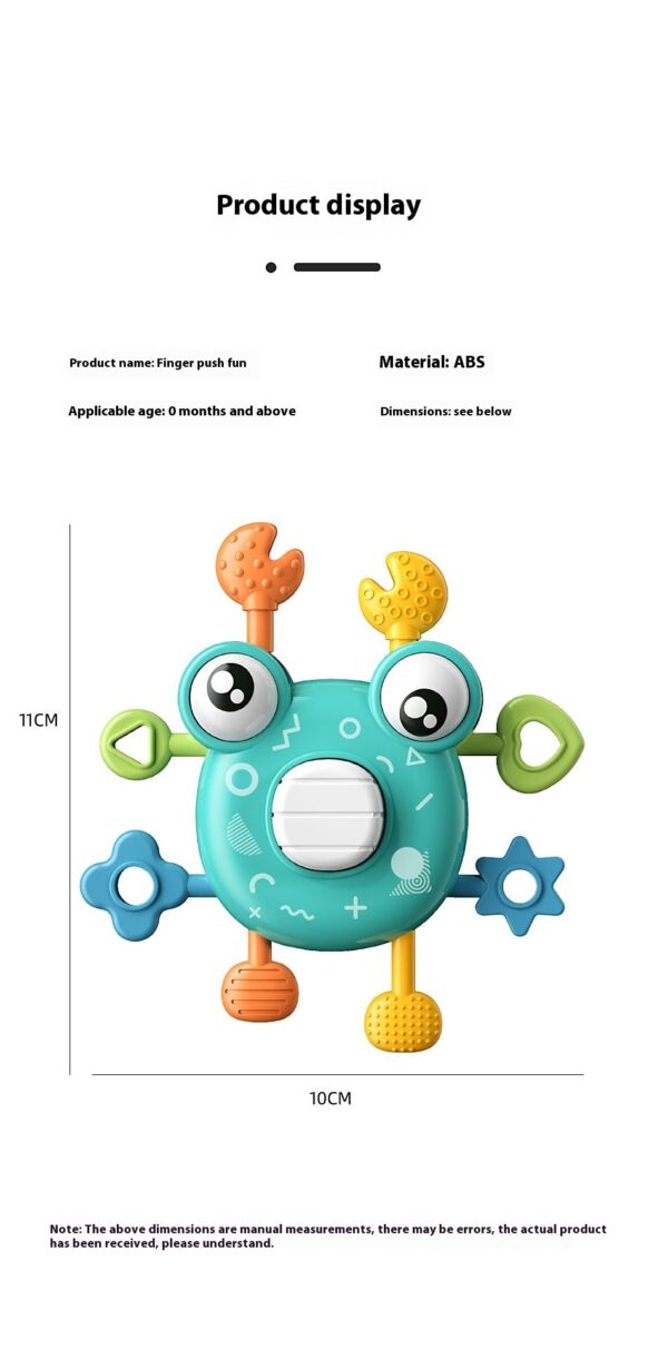 <ul> <li><strong>Stimulates Development</strong>: Enhances fine motor skills, hand-eye coordination, and sensory experiences.</li> <li><strong>Engaging Features</strong>: Interactive design with vibrant colors and sound elements.</li> <li><strong>Safe and Durable</strong>: Made from high-quality plastic, perfect for infants aged 0-3 years.</li> </ul>