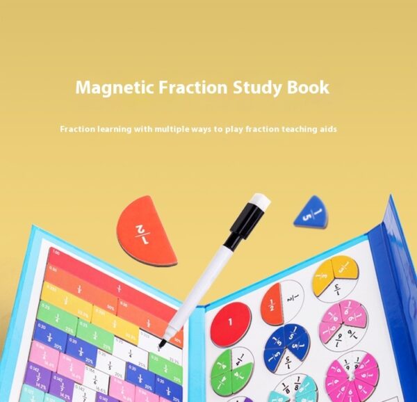 <ul> <li><strong>Interactive Learning:</strong> Engages students with hands-on fraction manipulation using magnetic wooden plates for clear, visual understanding.</li> <li><strong>Durable Design:</strong> Made from high-quality wood with a secure magnetic feature, built to last and withstand frequent use.</li> <li><strong>Ideal for Ages 7-14:</strong> Perfect for classroom or home use, fostering essential math skills and encouraging independent practice.</li> </ul>