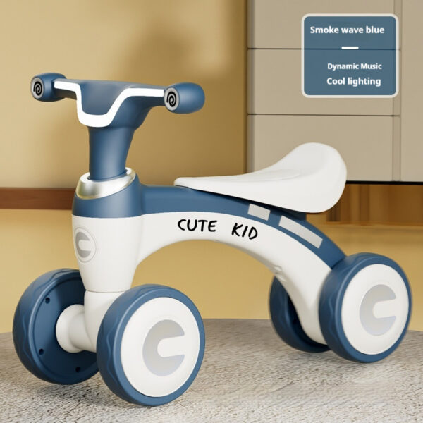 <ul> <li><strong>Enhanced Stability</strong>: Four-wheel design provides unmatched balance and safety for toddlers.</li> <li><strong>Interactive Fun</strong>: Features engaging music and colorful lights to captivate young riders.</li> <li><strong>Durable Comfort</strong>: Made from high-quality plastic with a padded seat for a comfortable, long-lasting ride.</li> </ul>